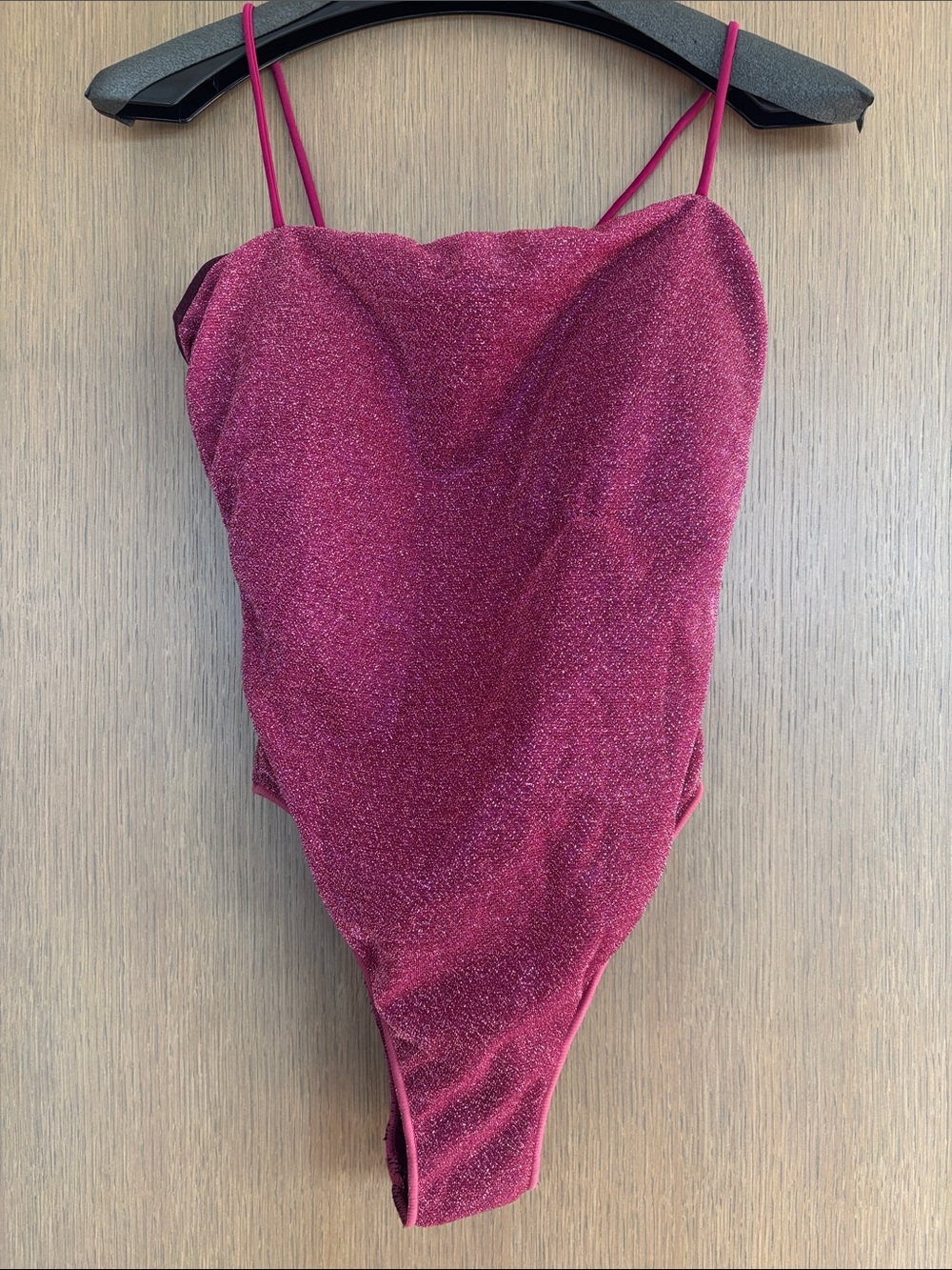 Girls Sparkle Pink One-Piece Swimsuit